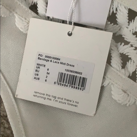 Missguided bandage and lace cutout midi dress - Picture 5 of 5